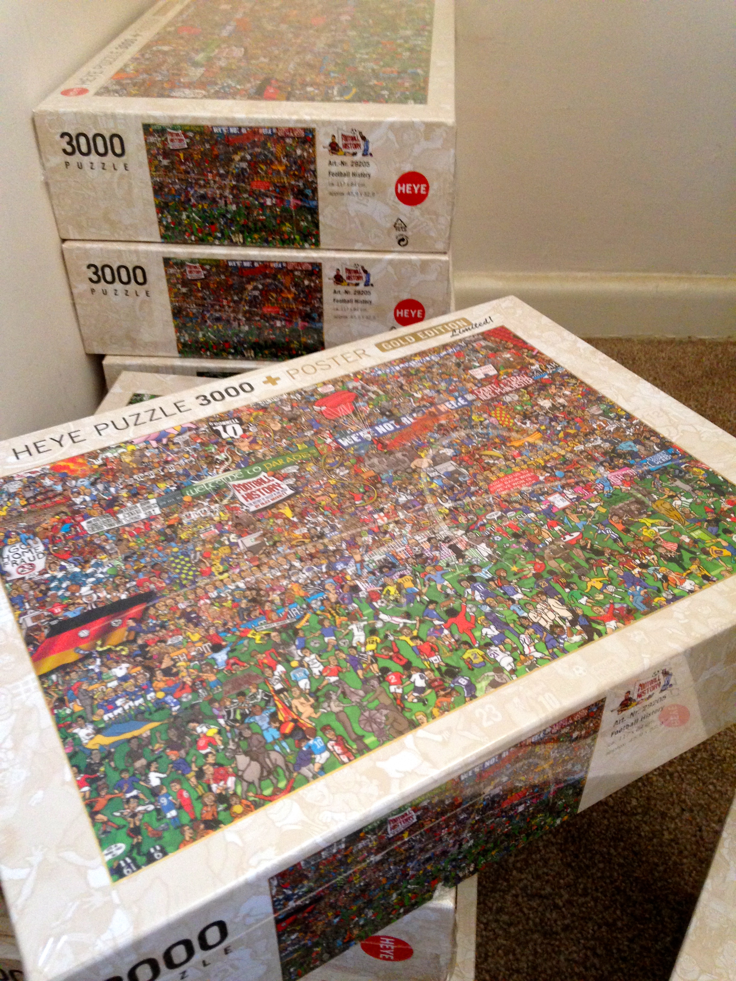 Puzzle Bennett: Football History, 3 000 pieces